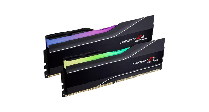 G.Skill 32GB 6000MHz CL32 DDR5 G Skill Trident Z5 Neo RGB F5-6000J3238F16GX2-TZ5NR (2x16)
