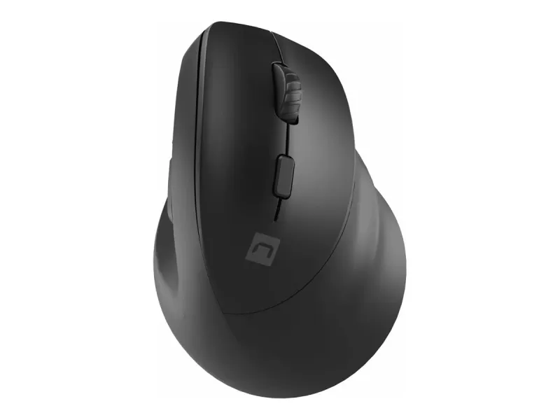 Natec Vertical mouse Crake 2 2400DPI wireless Bluetooth 5.0+2.4Ghz black