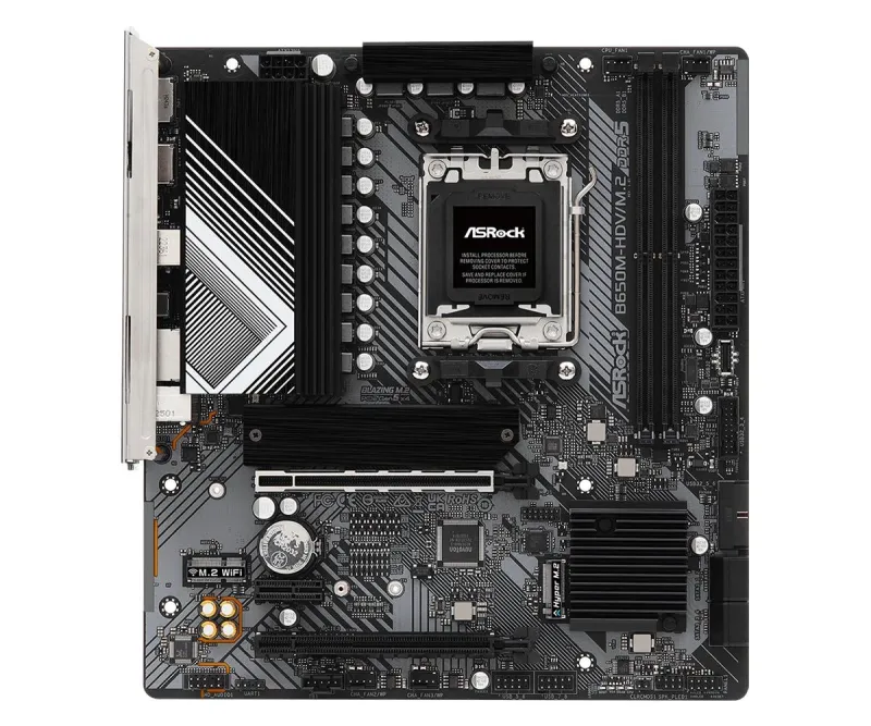 ASRock B650M-HDV/M.2 micro ATX AMD B650 AM5 DDR5 64GB M.2 SATA III