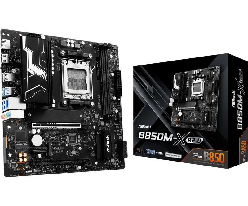ASRock B850M-X R2.0 AM5 Micro-ATX