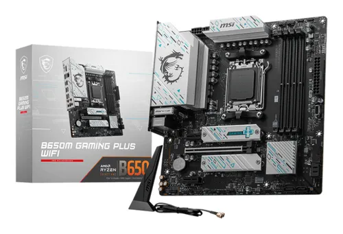 MSI B650M GAMING PLUS WIFI AMD B650 Socket AM5 micro ATX