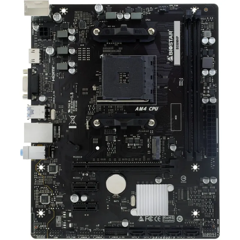 Biostar B550MHP AMD B550 Socket AM4 Micro ATX