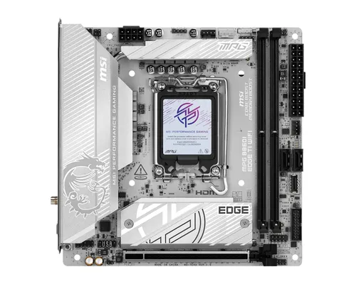 MSI MPG B860I EDGE TI WIFI Intel B860 LGA 1851 (Socket V1) mini ITX