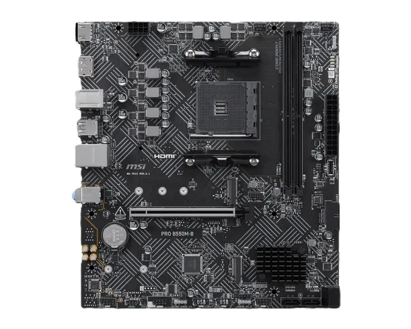 MSI PRO B550M-B AMD AM4 Micro-ATX