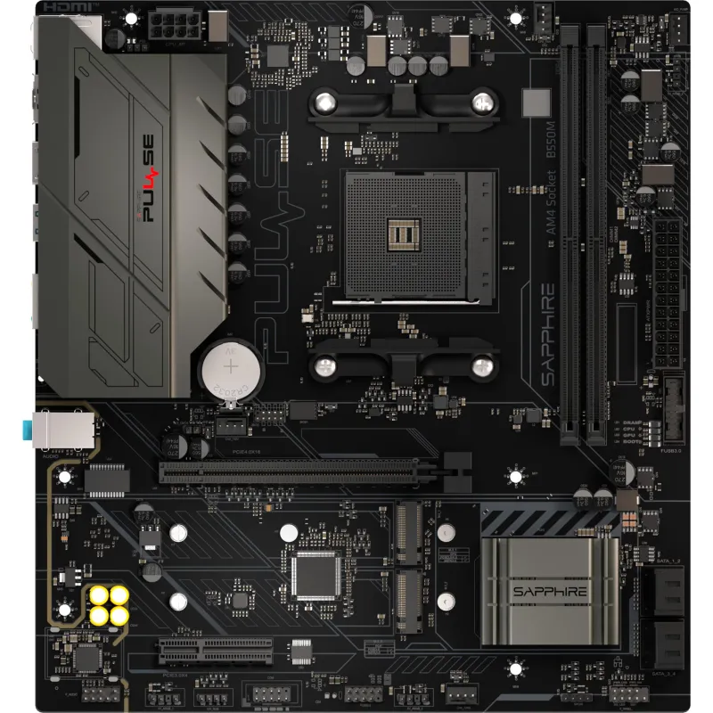 Sapphire PULSE B550M AMD AM4 DDR4 Micro-ATX
