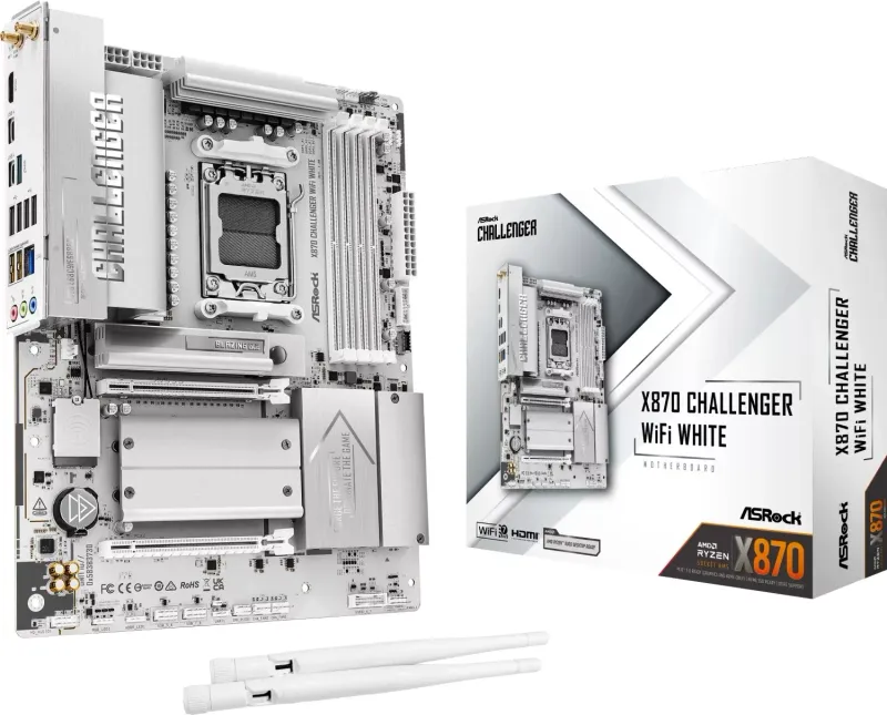 ASRock X870 Challenger WiFi White AM5