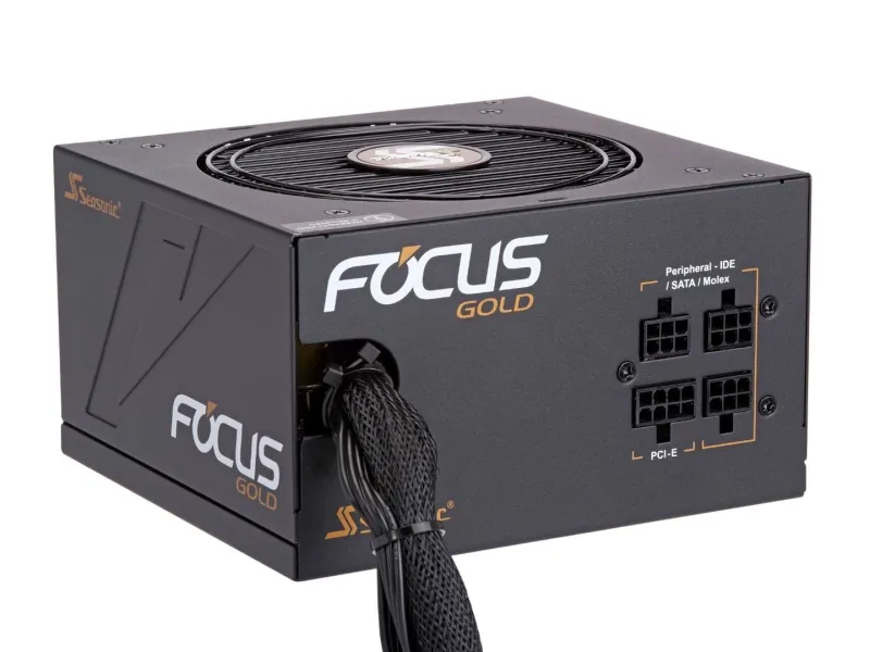 Seasonic ATX G12 GM 650 W — 80 PLUS Gold, 20+4 pin ATX, 120 mm, MTBF 100000 h