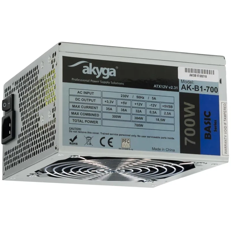 AKYGA 700W 20+4 kontaktu ATX