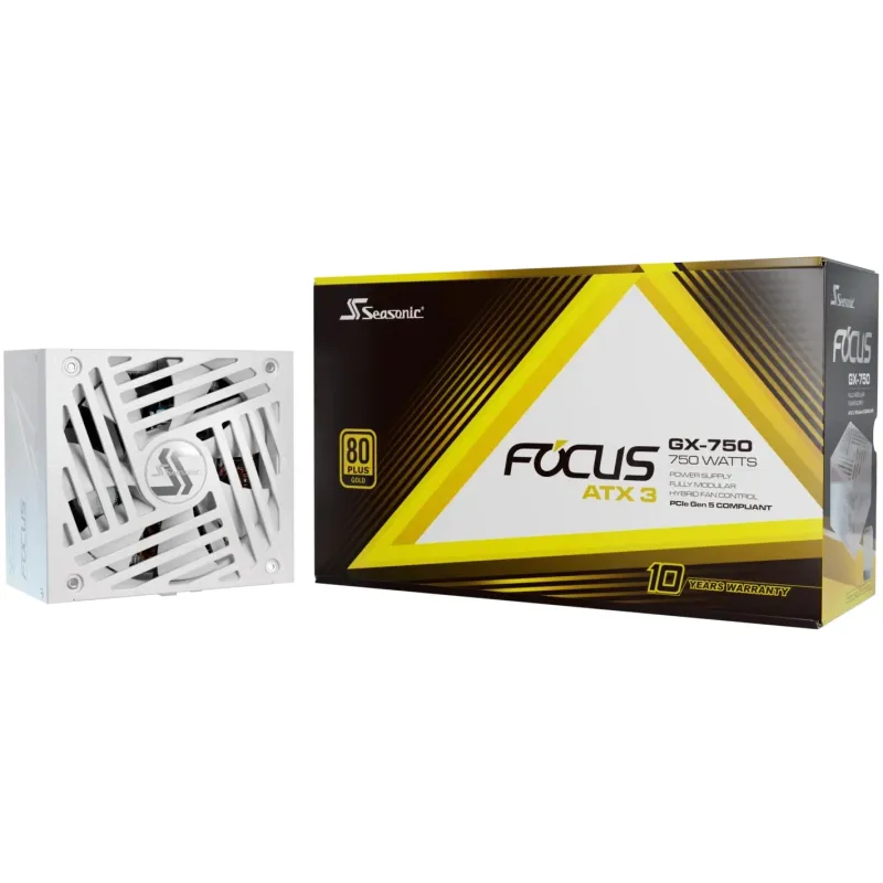 Seasonic Focus GX 750W, ATX, 80 PLUS Gold