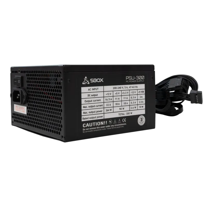 SBOX PSU-300 ATX 300W, model PSU-300/R