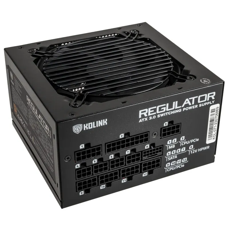 KOLINK 1000W Regulator 80 PLUS Gold, ATX 3.0, PCIe 5.0