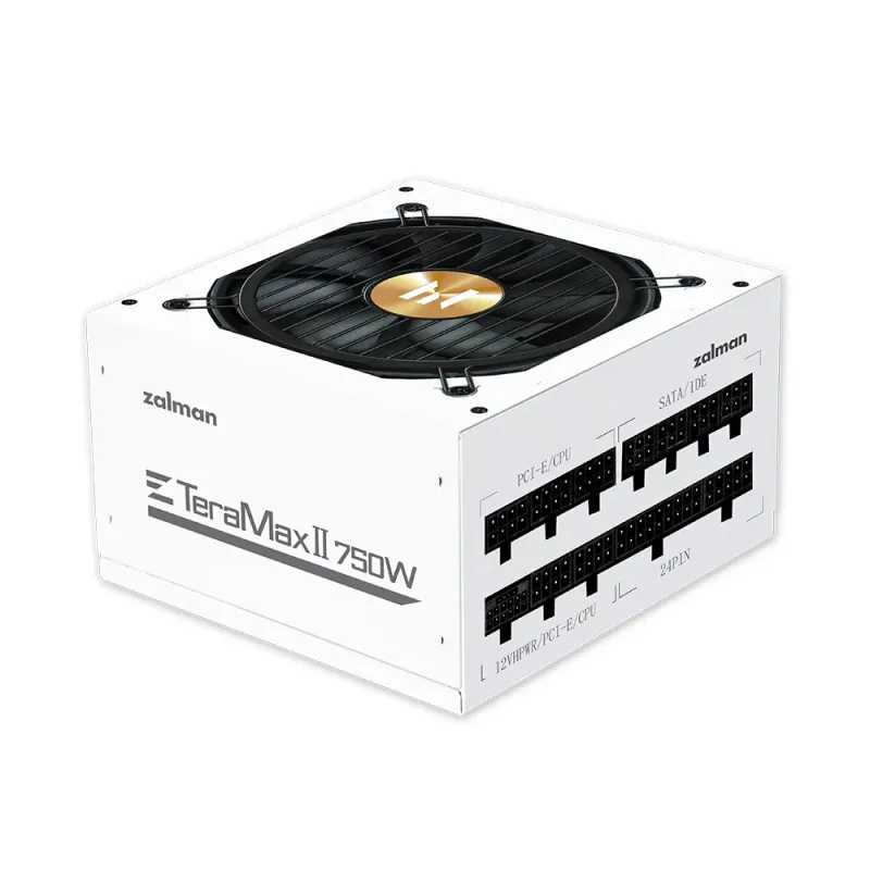 Zalman 750W ZM750-TMX2 TerraMax II White 80 Plus Gold, piln, ATX 3.0, PCIe 5.0