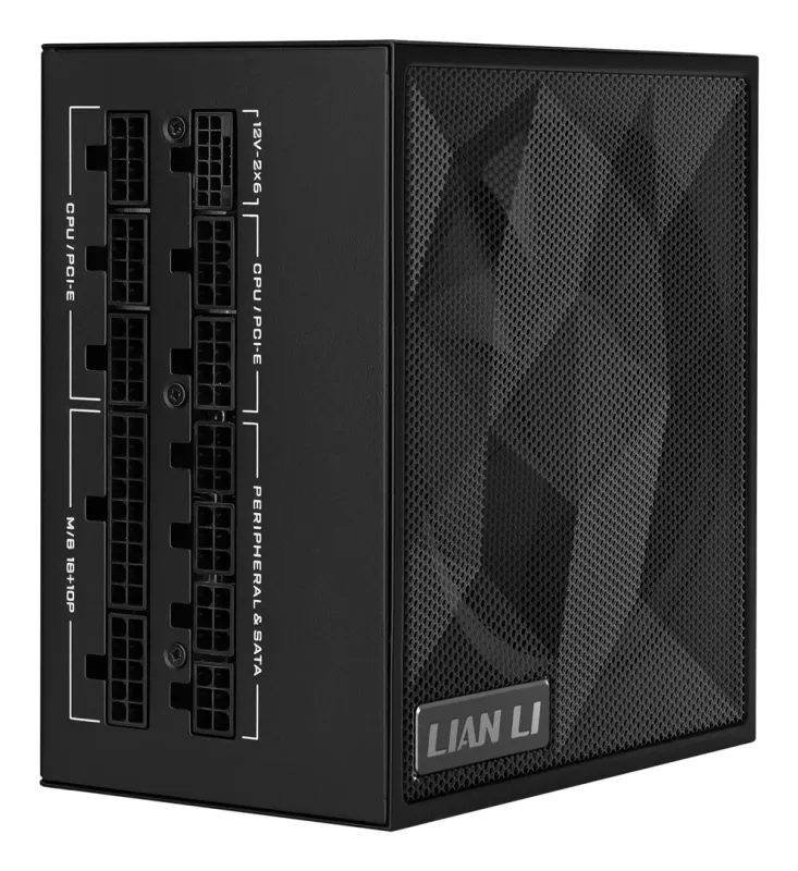 LIAN LI SX Series 80 PLUS Platinum Power Supply, Fully Modular, PCIe 5.1, ATX 3.1 - 1200 Watt, Black