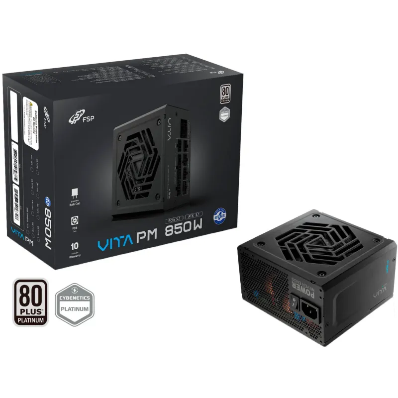 Fortron 850W Vita PM 1x 12-Pin High Power GPU 4x PCIe