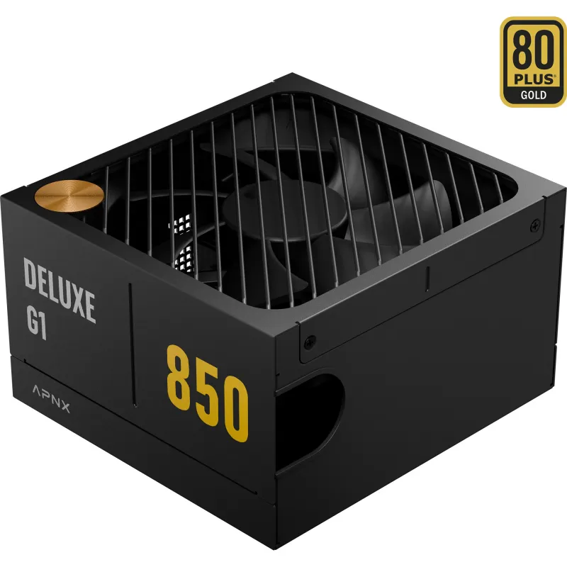 APNX DELUXE G1 850 850W 80 PLUS Gold Fully Modular ATX Power Supply Black