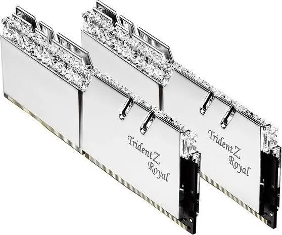 G.Skill TRIDENTZ ROYAL RGB DDR4 2X16GB 3200MHZ CL16 XMP2 SILVER F4-3200C16D-32GTRS