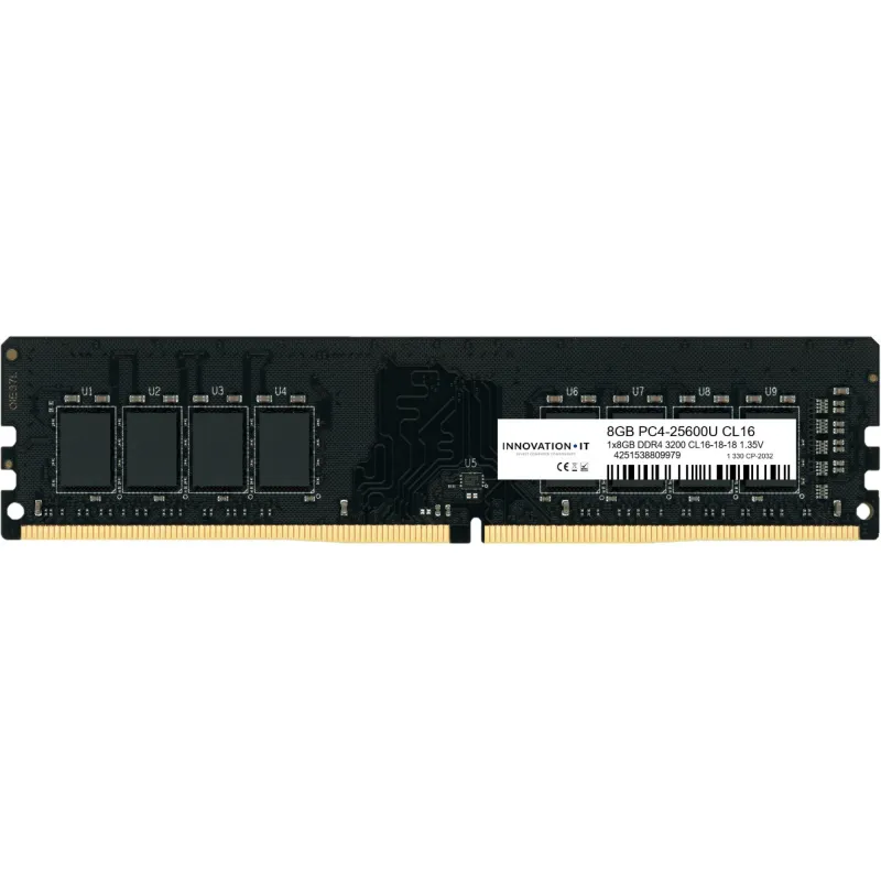 INNOVATION IT 3200 8GB CL16-18-18 1.35V LD 8-Chip 1 x 8 GB DDR4