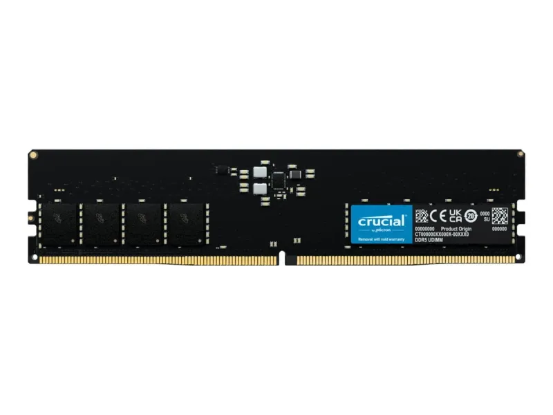 Crucial CT16G48C40U5 DIMM, 1x 16 GB, DDR5, 4800 Mhz, CL40, 1.1v, 16Gbit