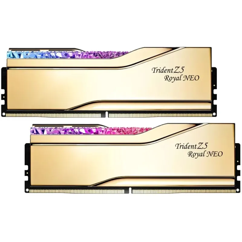 G.Skill 32GB 8000MHz DDR5 2x Dual-Kit gold F5-8000J3848H16GX2-TR5NG Trident Z5 Royal Neo AMD (2x16)