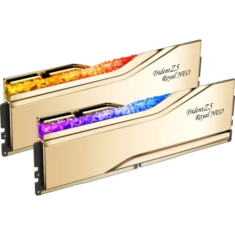 G.Skill 32GB 6000MHz DDR5 2x Dual-Kit gold F5-6000J2836G16GX2-TR5NG Trident Z5 Royal Neo AMD (2x16)