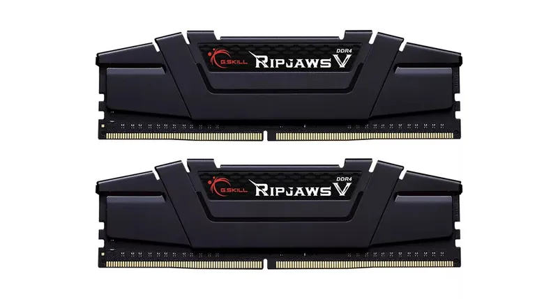 G.Skill 16GB 4000MHz CL18 DDR4 2x Dual-Kit schwarz F4-4000C18D-16GVK Ripjaws V Intel (2x8)