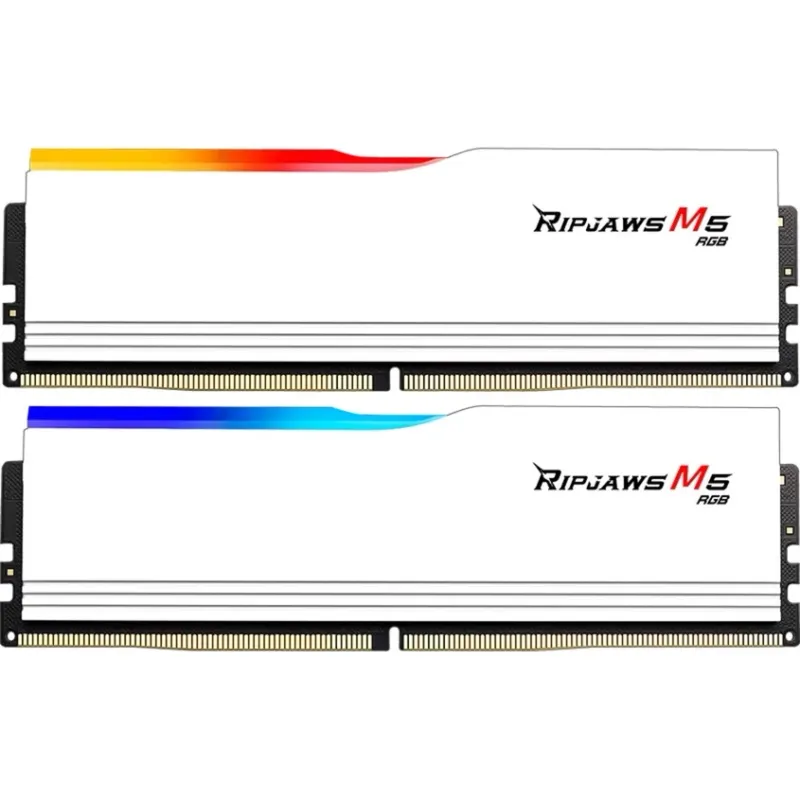 G.Skill 32GB 6000MHz DDR5 weiß F5-6000J2836G16GX2-RM5RW Ripjaws M5 RGB Intel