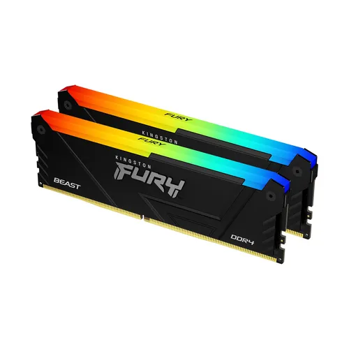Kingston Technology 64GB FURY Beast RGB 2 x 32 GB 3200 MT/s 288-pin DIMM