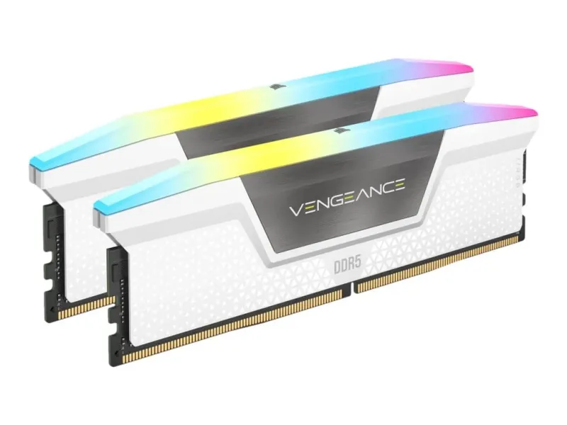 Corsair VENGEANCE RGB DDR5 5600MT/s 64GB (2x32GB) White - 64 GB - DIMM