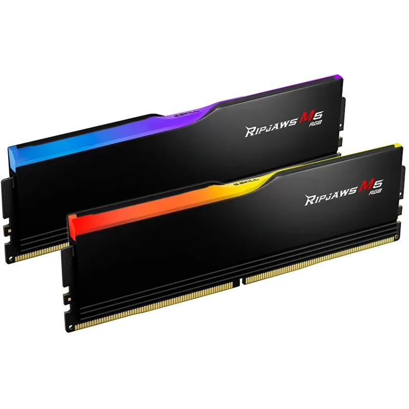 G.Skill DIMM 96 GB DDR5-5200 (2x 48 GB) Dual-Kit, schwarz, F5-5200J4040A48GX2-RM5RK, Ripjaws M5, INTEL XMP