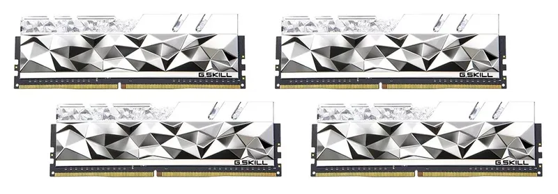 G.Skill 64GB 3600MHz CL16 DDR4 4x Quad-Kit silber F4-3600C16Q-64GTESC Trident Z Royal Elite Intel (4x16)
