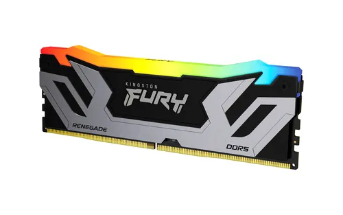 Kingston Technology 24GB 8400MHz CL40 DDR5 Kingston Fury Cudimm Renegade RGB Sudraba (1x24)