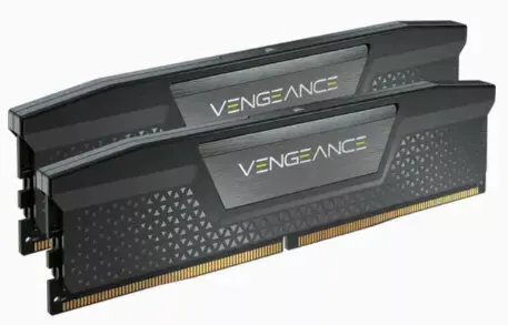 Corsair VENGEANCE 16GB 2x8GB DDR5 5200MT/s DIMM Unbuffered 40-40-40-77 1Gbx16 Std PMIC XMP 3.0 Black Heatspreader PCB 1.25V