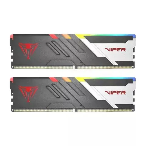 PATRIOT 32 GB DIMM 7000 (2x 16 GB) Dual-Kit (schwarz, PVVR532G700C32K, Viper Venom RGB, INTEL XMP)