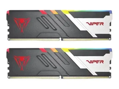 PATRIOT DIMM 32 GB DDR5-5600 2x 16 GB dual kit black white PVVR532G560C36K Viper Venom RGB INTEL XMP
