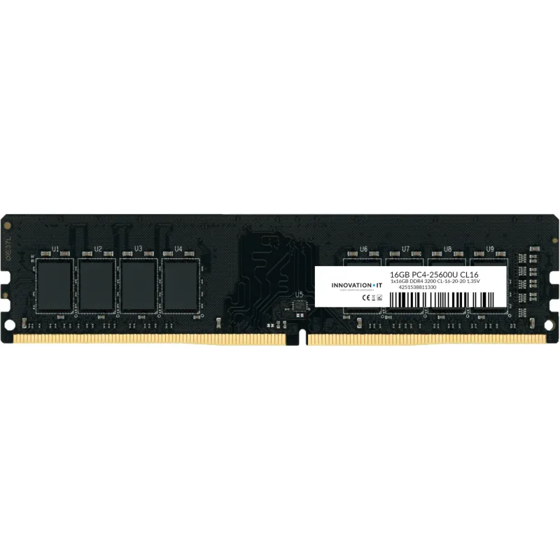 INNOVATION IT Innovation PC RAMDDR4 3200 16GB Innovation IT CL16-20-20 1.35V LD 8-Chip - 16 GB - DDR4