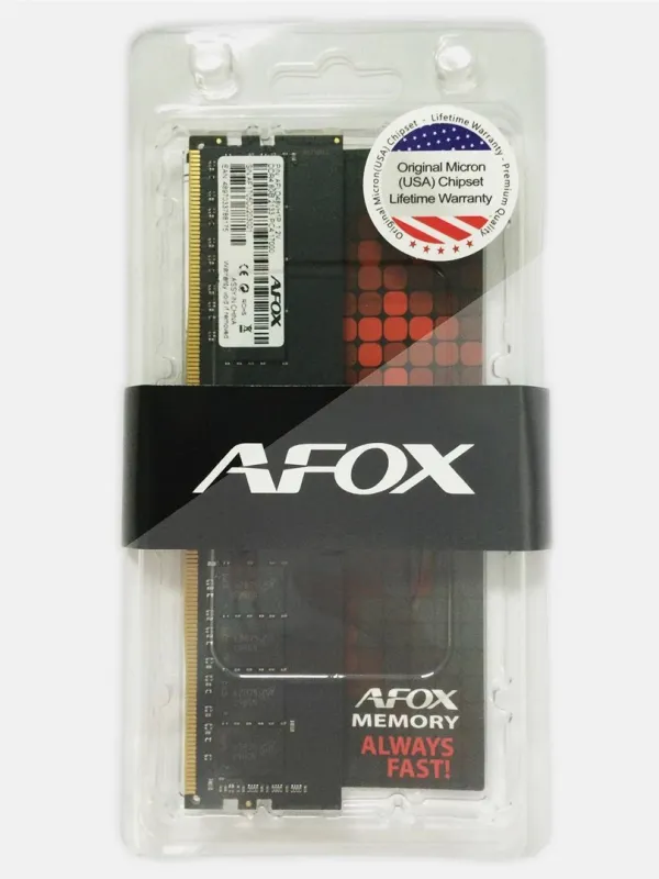 AFOX AFLD416FS1P - 16 GB - 1 x 16 GB - DDR4 - 2666 MHz - 288-pin DIMM