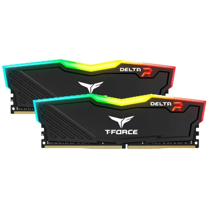 TEAMGROUP Team Group DDR4 16GB komplekts 2x8GB PC 3200 T-Force Delta RGB TF3D416G3200HC16FDC01