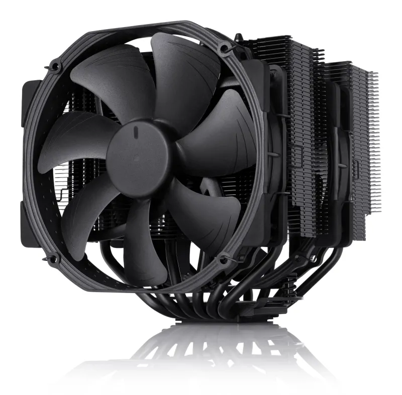 Noctua NH-D15 Chromax Pure Black ar diviem 140mm