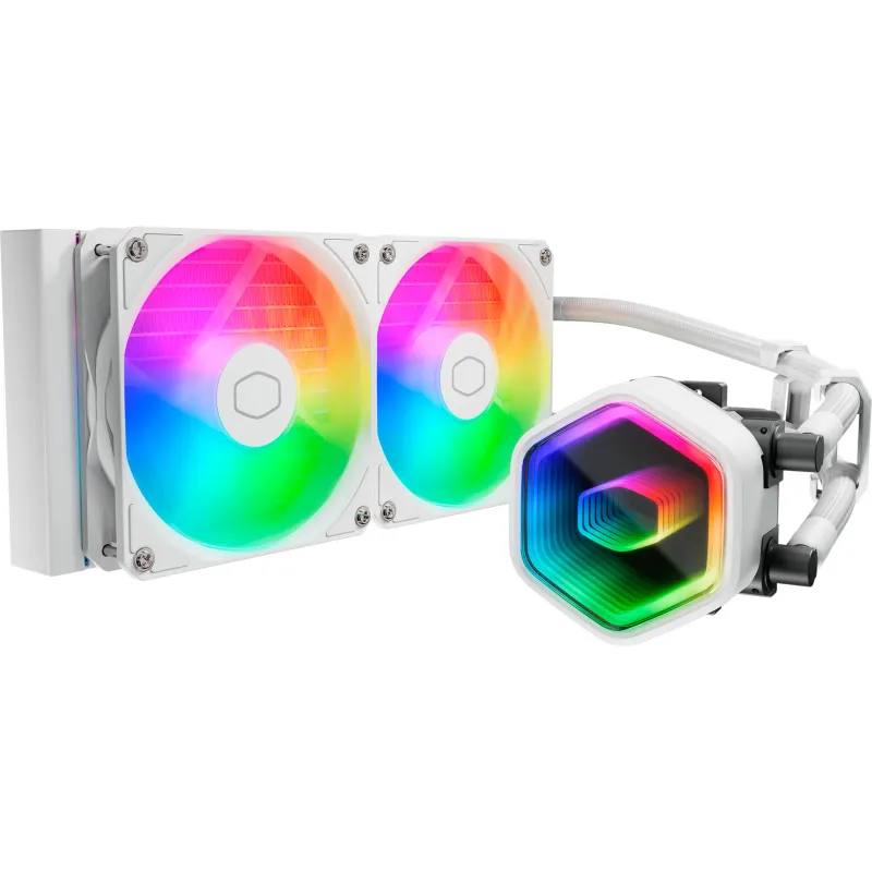 Cooler Master CPU Cooler Master MasterLiquid 240 Core II White — 240 mm, 2x 120 mm (650–1750 R