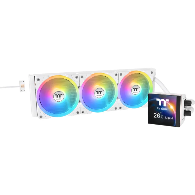 Thermaltake AIO MAGFloe 360 Ultra White, 360 mm radiators