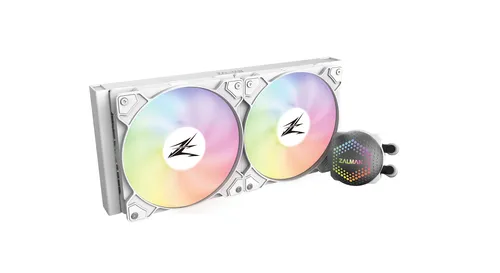 Zalman ALPHA28 White 280mm Radiator 2 x 140 mm Fan ARGB pump Dual