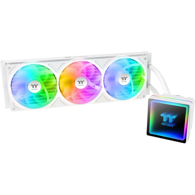 Thermaltake CPU THERMALTAKE TH360 V3 ARGB Sync Snow Edition (3x120mm, ARGB, AIO)