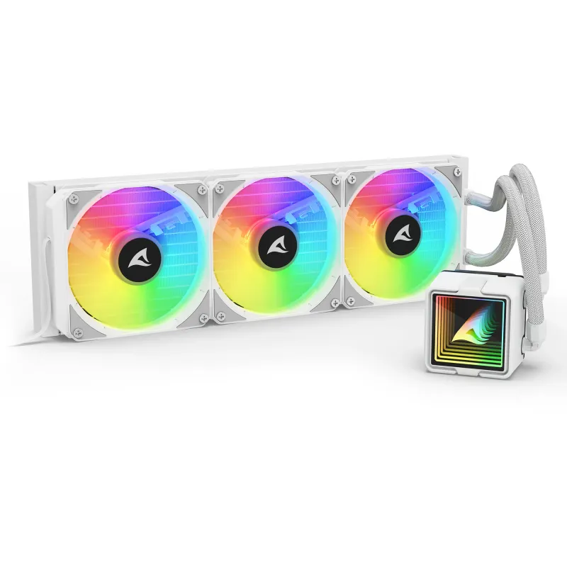Sharkoon CPU All-in-One Sharkoon S100 ARGB — 360 mm radiators, Infinity-Mirror efekts