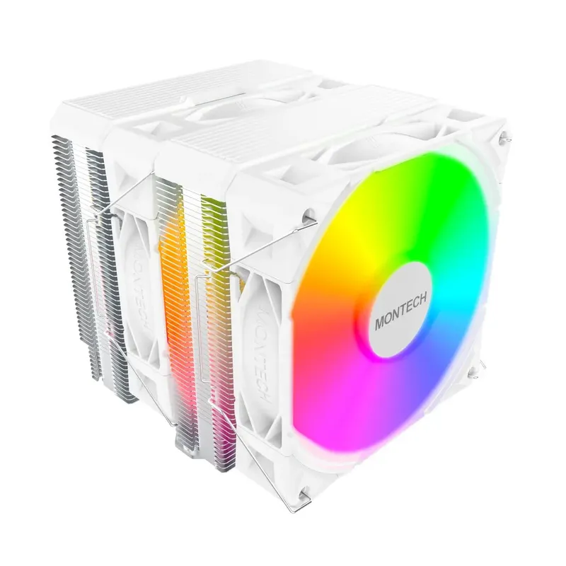 MONTECH NX600 ARGB 120 mm, 800–2000 RPM, Hydro Dynamic gultnis, atbalsta AM4/AM5/LGA115x/1200/1700