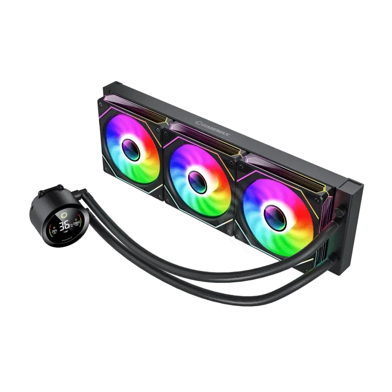 GAMEMAX ICEBURG 360 DIGITAL BK CPU Liquid Cooler, Black