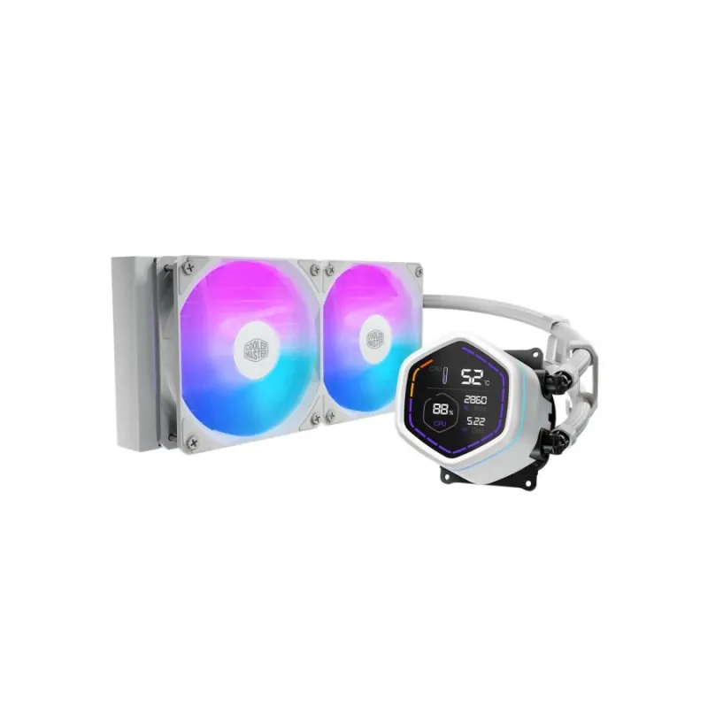 Cooler Master ML Core Nex Digital 240 White ARGB 2x 120mm 650~1750