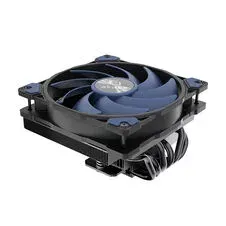 AKASA ALUCIA H6L M2 Low-Profile CPU Cooler – 120 mm, Black/Blue