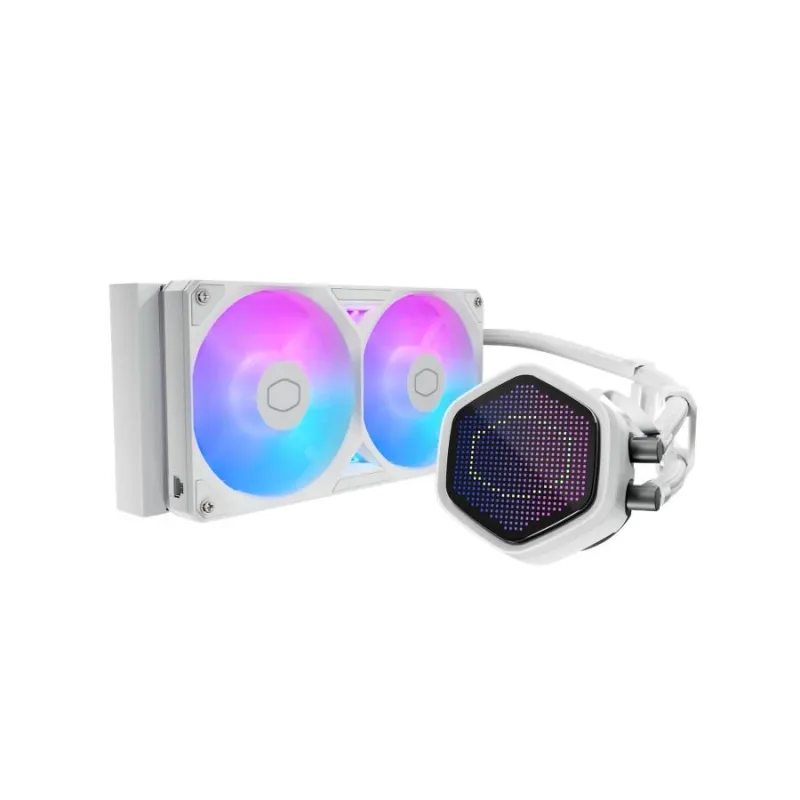 Cooler Master MLX-D24M-A25SZ-VW Atmos II VRM FAN White 240mm Radiator 2x 120mm Sickleflow