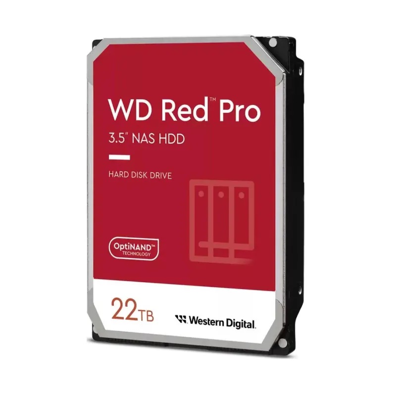 Western Digital WD Red Pro WD221KFGX - 22TB - SATA 6Gb/s - 3.5in - 7200rpm - 512MB buferis