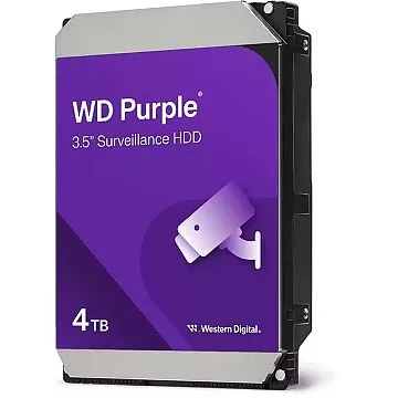 Western Digital Purple 4 TB 5400 RPM 128 MB 3.5 collu Serial ATA III